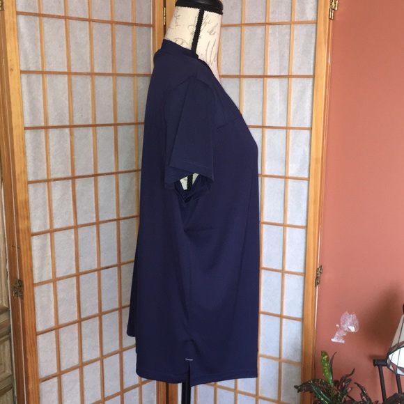 NWT ASICS Athletic Practice Short Sleeve Top Large Blue - Picture 4 of 12